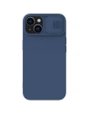 Kup Etui Nillkin CamShield Silky Silicone Case Apple iPhone 15 Plus / 14 Plus ciemnoniebieskie - NLK1287 - {ean13} - Sklep Home Screen