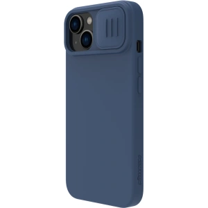 Kup Etui Nillkin CamShield Silky Silicone Case Apple iPhone 15 Plus / 14 Plus ciemnoniebieskie - NLK1287 - {ean13} - Sklep Home Screen