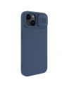 Kup Etui Nillkin CamShield Silky Silicone Case Apple iPhone 15 Plus / 14 Plus ciemnoniebieskie - NLK1287 - {ean13} - Sklep Home Screen