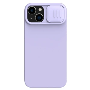 Etui Nillkin CamShield Silky Silicone Case Apple iPhone 15 Plus / 14 Plus fioletowe