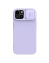 Etui Nillkin CamShield Silky Silicone Case Apple iPhone 15 Plus / 14 Plus fioletowe
