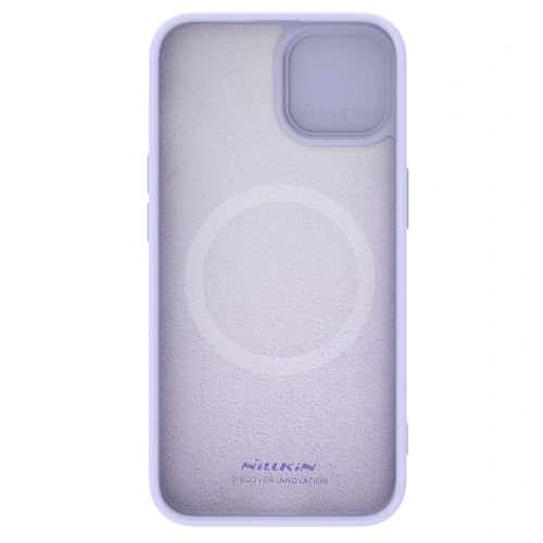 Kup Case Nillkin CamShield Silky Silicone Case Apple iPhone 15 Plus / 14 Plus lila - NLK1288 - {ean13} - Sklep Home Screen