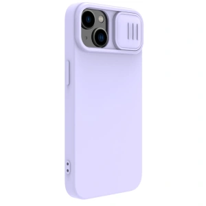 Etui Nillkin CamShield Silky Silicone Case Apple iPhone 15 Plus / 14 Plus fioletowe