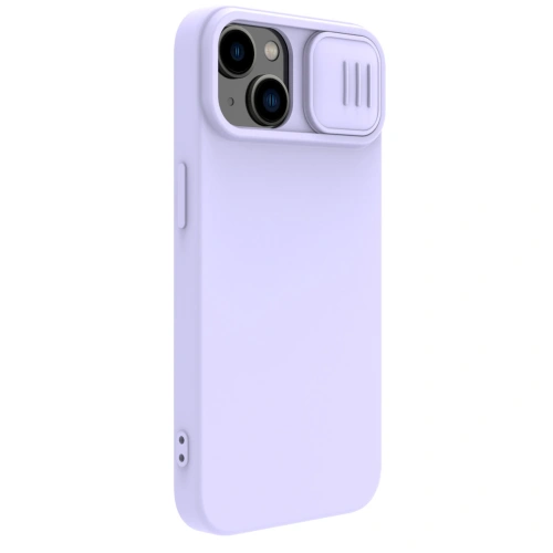 Kup Etui Nillkin CamShield Silky Silicone Case Apple iPhone 15 Plus / 14 Plus fioletowe - NLK1288 - {ean13} - Sklep Home Screen