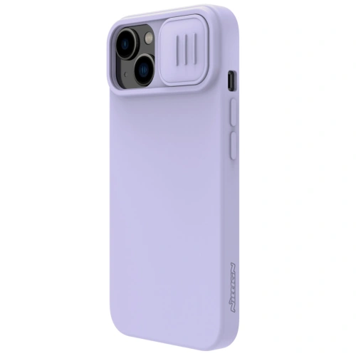 Kup Etui Nillkin CamShield Silky Silicone Case Apple iPhone 15 Plus / 14 Plus fioletowe - NLK1288 - {ean13} - Sklep Home Screen