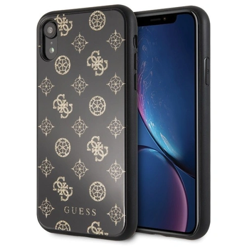 Kup Etui Guess GUHCI61TGGPBK Apple iPhone XR černý/black hard case Peony G Double Layer Glitter - GUE068BLK - {ean13} - Sklep Home Screen