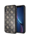 Etui Guess GUHCI61TGGPBK Apple iPhone XR černý/black hard case Peony G Double Layer Glitter
