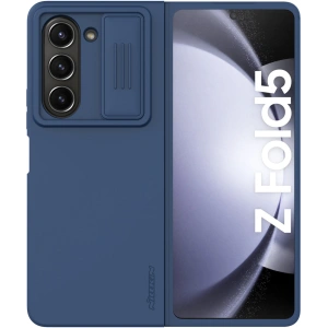 Kup Etui Nillkin CamShield Silky Silicone Case Samsung Galaxy Z Fold5 tmavě modré - NLK1290 - {ean13} - Sklep Home Screen