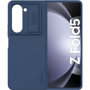 Kup Etui Nillkin CamShield Silky Silicone Case Samsung Galaxy Z Fold5 tmavě modré - NLK1290 - {ean13} - Sklep Home Screen