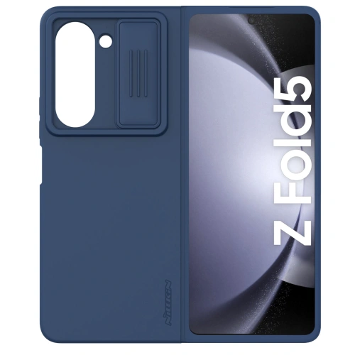 Kup Etui Nillkin CamShield Silky Silicone Case Samsung Galaxy Z Fold5 tmavě modré - NLK1290 - {ean13} - Sklep Home Screen