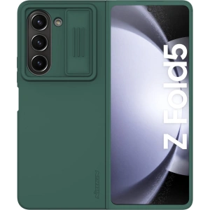 Kup Etui Nillkin CamShield Silky Silicone Case Samsung Galaxy Z Fold5 tmavě zelené - NLK1291 - {ean13} - Sklep Home Screen