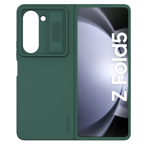 Kup Etui Nillkin CamShield Silky Silicone Case Samsung Galaxy Z Fold5 tmavě zelené - NLK1291 - {ean13} - Sklep Home Screen