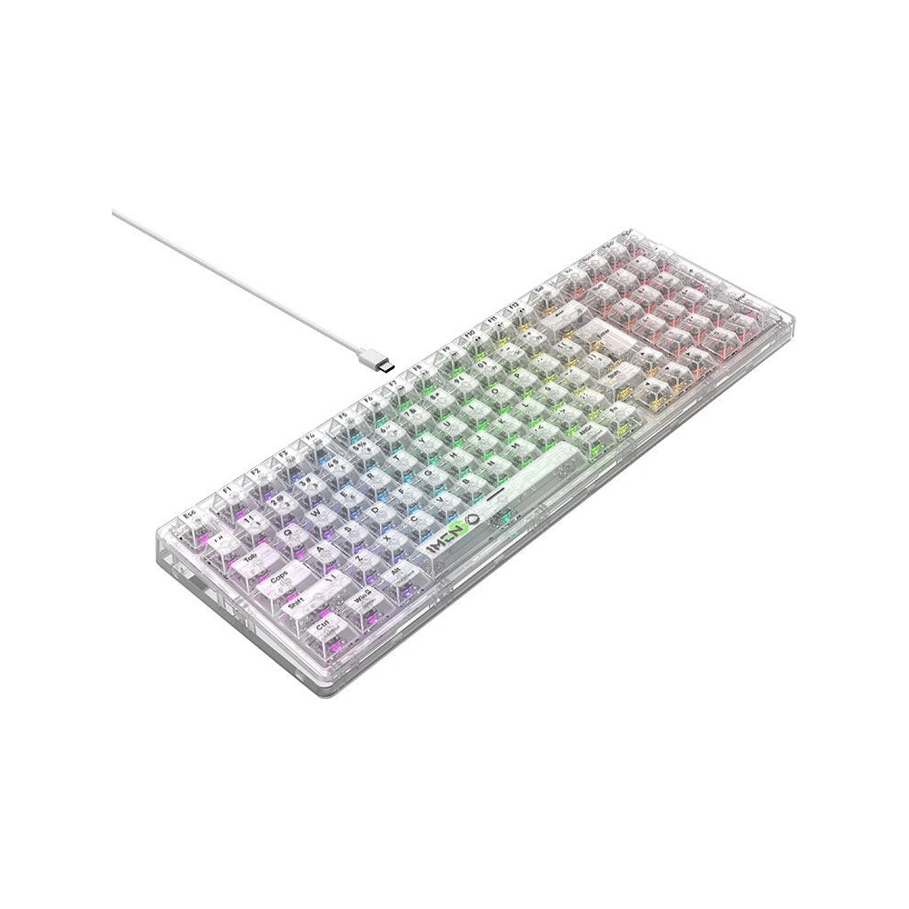 Klawiatura gamingowa mechaniczna Havit KB875L przezroczysta