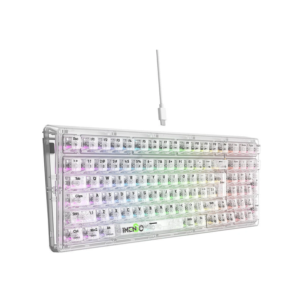 Klawiatura gamingowa mechaniczna Havit KB875L przezroczysta