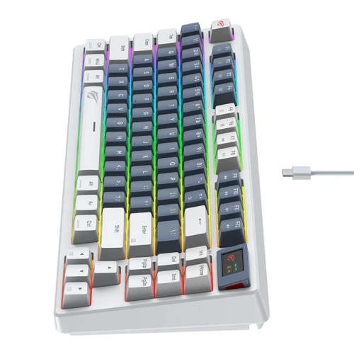 Kup Gaming-Tastatur mechanisch Havit KB884L weiß - HVT237 - {ean13} - Sklep Home Screen