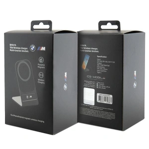 Buy BMW BMDCSMADGPK 15W M Edition MagSafe black inductive charger - BMW522 - {ean13} - Home Screen Store Europe