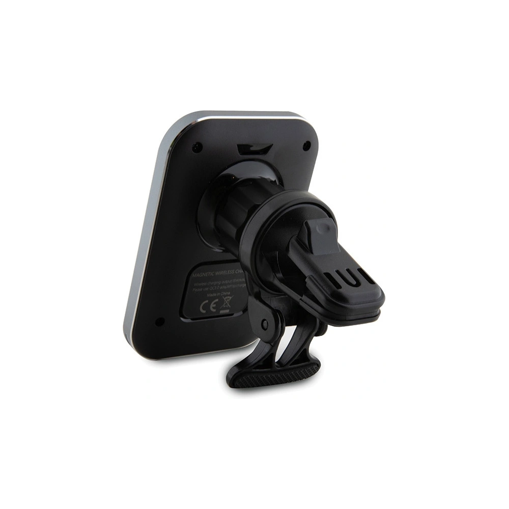 Uchwyt samochodowy indukcyjny BMW BMMWCCDTPK 15W do szyby / do kratki nawiewu MagSafe Signature Edition czarny/black