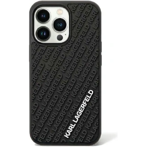 Kup Etui Karl Lagerfeld KLHCN613DMKRLK Apple iPhone XR / 11 hardcase 3D Rubber Multi Logo czarny/black - KLD1750 - {ean13} - Sklep Home Screen