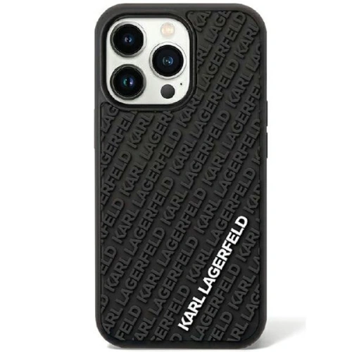 Kup Karl Lagerfeld Apple Caz KLHCN613DMKRLK iPhone XR / 11 hardcase 3D cauciuc Multi Logo negru / negru - KLD1750 - {ean13} - Sklep Home Screen