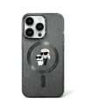 Kup Etui Karl Lagerfeld KLHMN61HGKCNOK Apple iPhone XR / 11 hardcase Karl&Choupette Glitter MagSafe czarny/black - KLD1751 - {ean13} - Sklep Home Screen