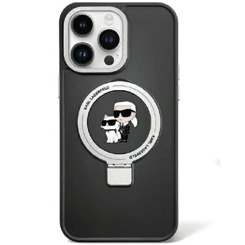 Kup Karl Lagerfeld Apple Carcasă KLHMP13LHMRSKCK iPhone 13 Pro hardcase Ring Stand Karl&Choupettte MagSafe negru/negru - KLD1753 - {ean13} - Sklep Home Screen