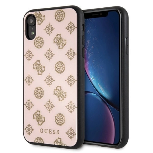 Kup Etui Guess GUHCI61TGGPLP Apple iPhone XR jasně růžový/light pink hard case Peony G Double Layer Glitter - GUE069PNK - {ean13} - Sklep Home Screen