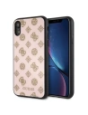 Etui Guess GUHCI61TGGPLP Apple iPhone XR jasně růžový/light pink hard case Peony G Double Layer Glitter