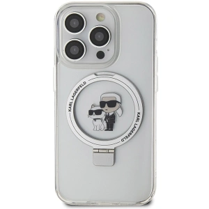 Kup Etui Karl Lagerfeld KLHMP14LHMRSKCH Apple iPhone 14 Pro hardcase Ring Stand Karl&Choupettte MagSafe biały/white - KLD1754 - {ean13} - Sklep Home Screen