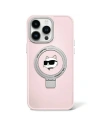 Kup Case Karl Lagerfeld KLHMP15LHMRSCHP Apple iPhone 15 Pro Hardcase Ring Stand Choupette Head MagSafe rosa/pink - KLD1756 - {ean13} - Sklep Home Screen