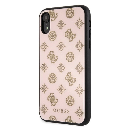 Kup Etui Guess GUHCI61TGGPLP Apple iPhone XR jasně růžový/light pink hard case Peony G Double Layer Glitter - GUE069PNK - {ean13} - Sklep Home Screen