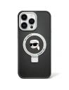 Etui Karl Lagerfeld KLHMP15LHMRSKHK Apple iPhone 15 Pro hardcase Ring Stand Karl Head MagSafe černý/black