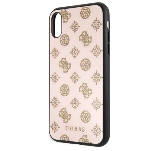 Kup Etui Guess GUHCI61TGGPLP Apple iPhone XR jasně růžový/light pink hard case Peony G Double Layer Glitter - GUE069PNK - {ean13} - Sklep Home Screen