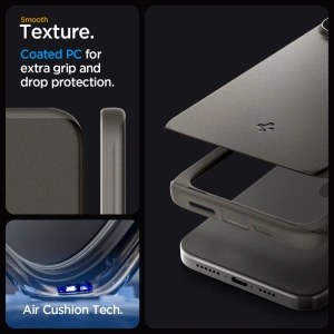 Kup Etui Spigen Thin Fit Apple iPhone 15 Pro Max Gunmetal - SPN3156 - {ean13} - Sklep Home Screen