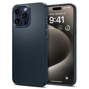 Buy Spigen Thin Fit Apple iPhone 15 Pro Max Metal Slate - SPN3157 - {ean13} - Home Screen Store Europe