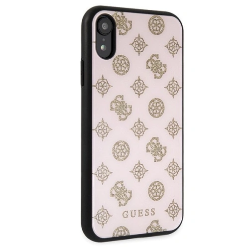 Kup Etui Guess GUHCI61TGGPLP Apple iPhone XR jasně růžový/light pink hard case Peony G Double Layer Glitter - GUE069PNK - {ean13} - Sklep Home Screen
