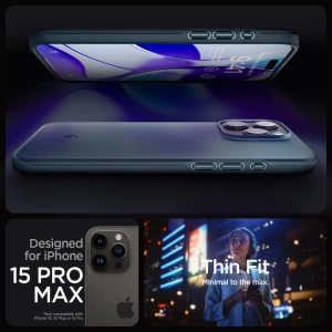 Buy Spigen Thin Fit Apple iPhone 15 Pro Max Metal Slate - SPN3157 - {ean13} - Home Screen Store Europe