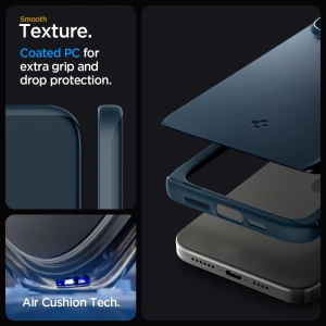 Buy Spigen Thin Fit Apple iPhone 15 Pro Max Metal Slate - SPN3157 - {ean13} - Home Screen Store Europe