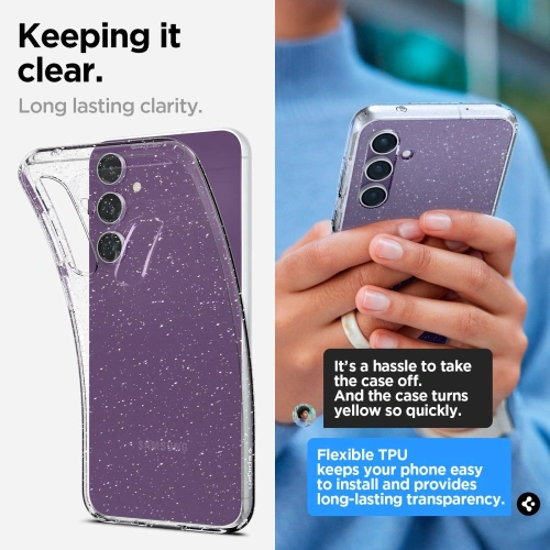 Kup Case Spigen Liquid Crystal Samsung Galaxy S23 FE Glitter Crystal - SPN3161 - {ean13} - Sklep Home Screen