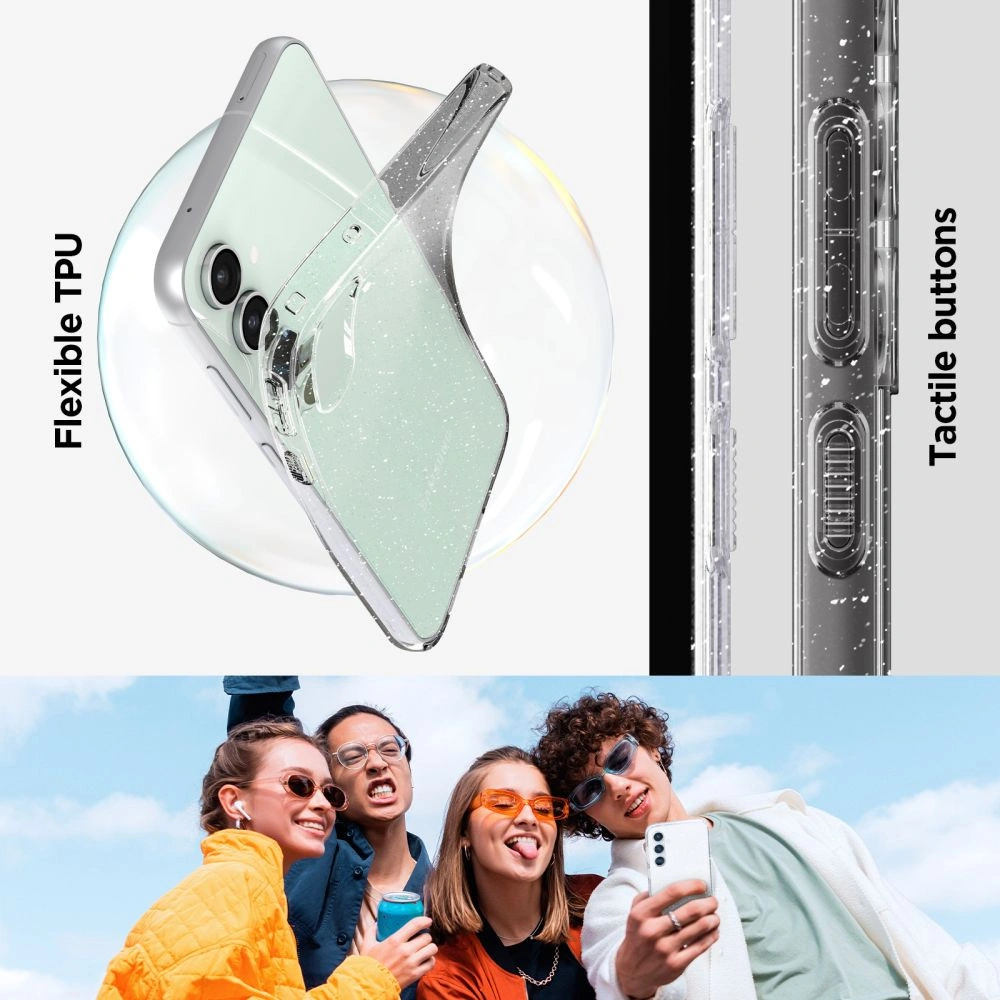 Etui Spigen Liquid Crystal Samsung Galaxy S23 FE Glitter Crystal