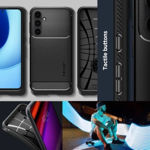 Kup Case Spigen Rugged Armor Samsung Galaxy S23 FE Matt Schwarz - SPN3162 - {ean13} - Sklep Home Screen