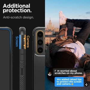 Kup Case Spigen Rugged Armor Samsung Galaxy S23 FE Matt Schwarz - SPN3162 - {ean13} - Sklep Home Screen