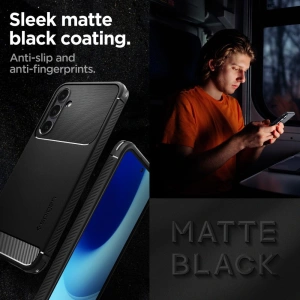 Kup Case Spigen Rugged Armor Samsung Galaxy S23 FE Matt Schwarz - SPN3162 - {ean13} - Sklep Home Screen