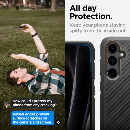 Kup Case Spigen Core Armor Samsung Galaxy S23 FE Matt Schwarz - SPN3163 - {ean13} - Sklep Home Screen