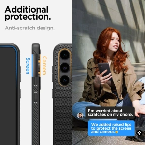 Kup Case Spigen Liquid Air Samsung Galaxy S23 FE Matt Schwarz - SPN3164 - {ean13} - Sklep Home Screen