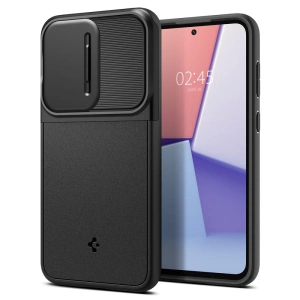 Kup Case Spigen Optik Armor Samsung Galaxy S23 FE Schwarz - SPN3167 - {ean13} - Sklep Home Screen