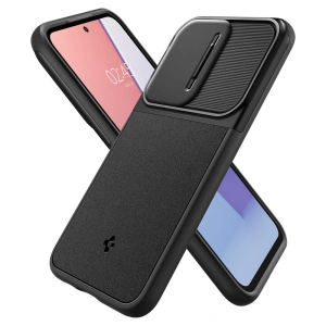 Kup Case Spigen Optik Armor Samsung Galaxy S23 FE Schwarz - SPN3167 - {ean13} - Sklep Home Screen