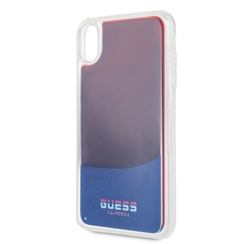 Buy Guess GUHCI65GLCRE iPhone Xs Max red hard case California Glow in the dark - GUE073RED - {ean13} - Home Screen Store Europe