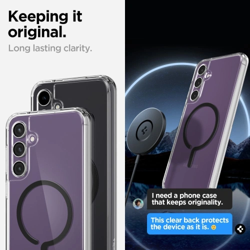 Kup Etui Spigen Ultra Hybrid OneTap Ring MagSafe Samsung Galaxy S23 FE Fekete - SPN3170 - {ean13} - Sklep Home Screen
