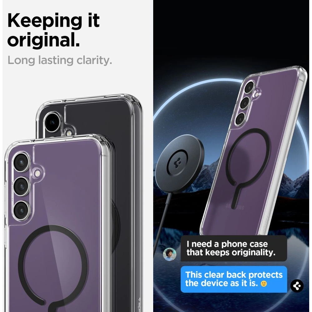 Etui Spigen Ultra Hybrid OneTap Ring MagSafe Samsung Galaxy S23 FE Black