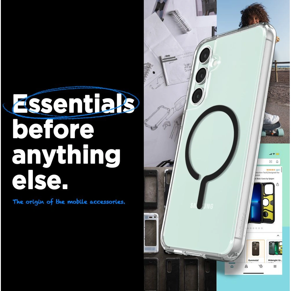 Etui Spigen Ultra Hybrid OneTap Ring MagSafe Samsung Galaxy S23 FE Black